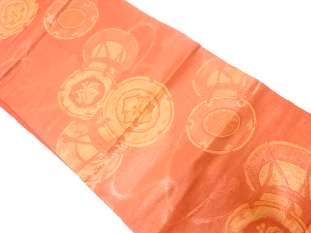 リサイクル　鼓模様織出し名古屋帯